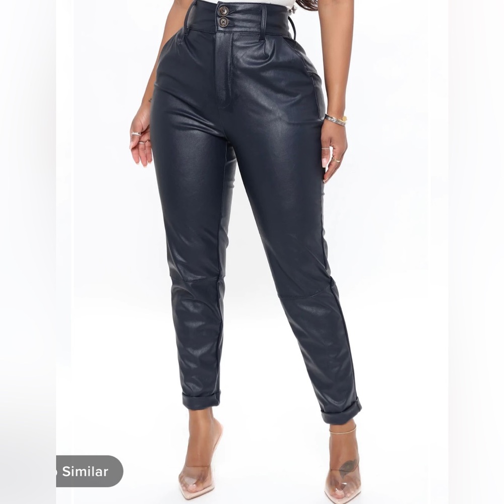 Fashionova Faux Leather Pants